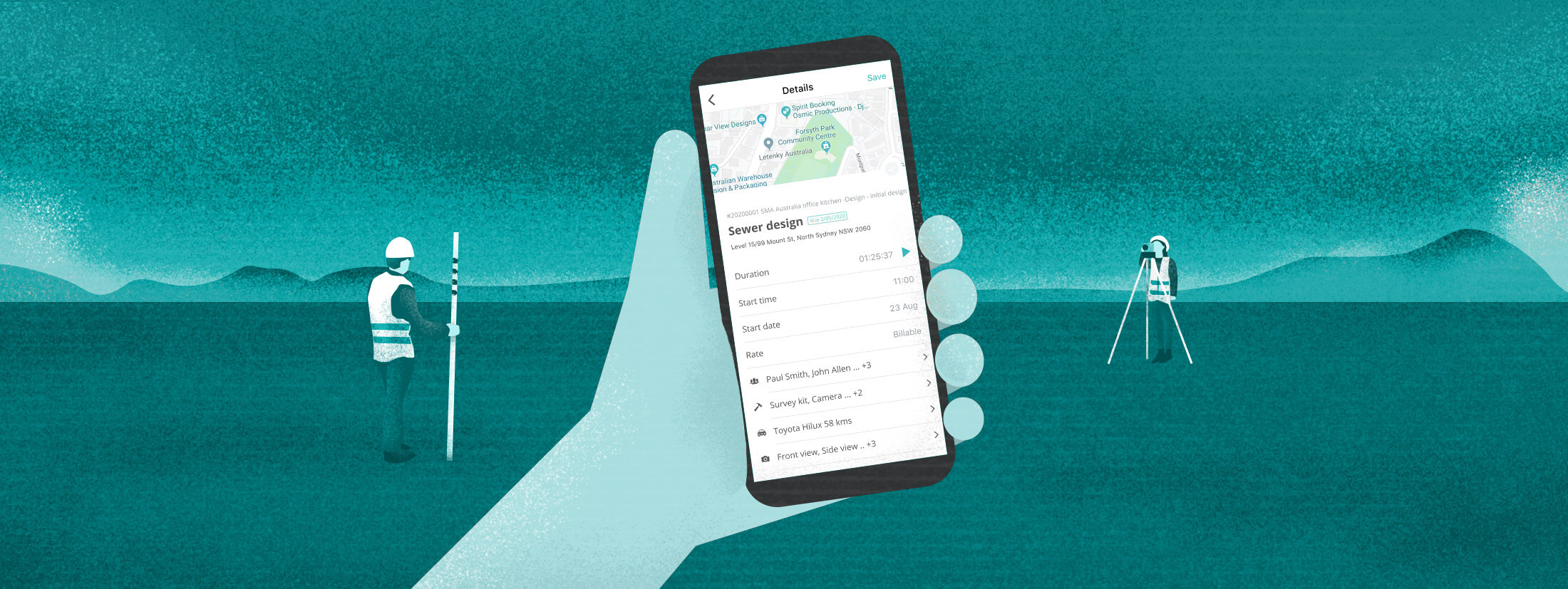The fairytale hero in Fieldbook — written with and for surveyors