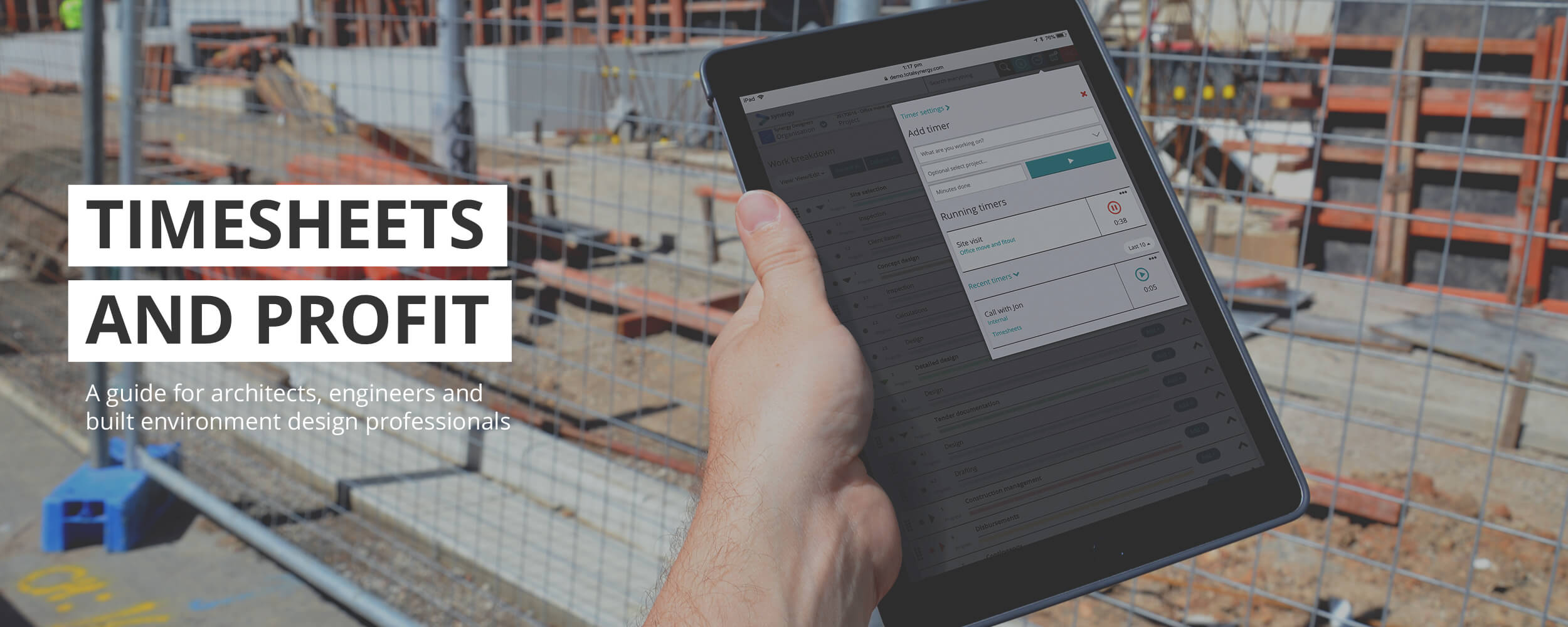 A guide to timesheets for visibility and profit for architects, engineers, and construction design professionals.