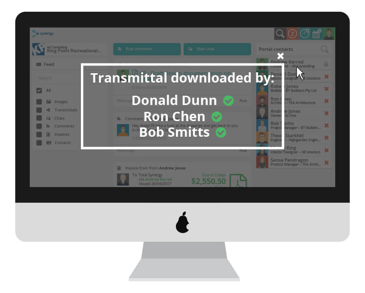 Transmittals simplified — your future of project information management.