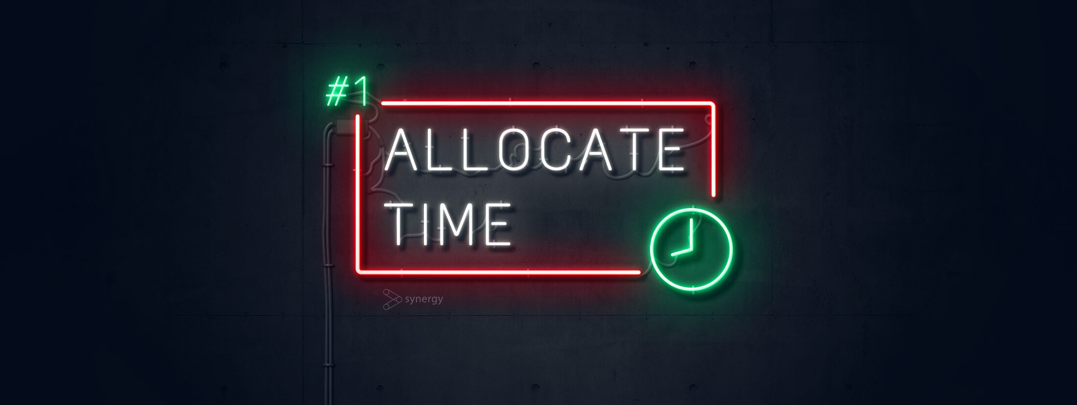 Allocating time to manage your business as well as your projects.