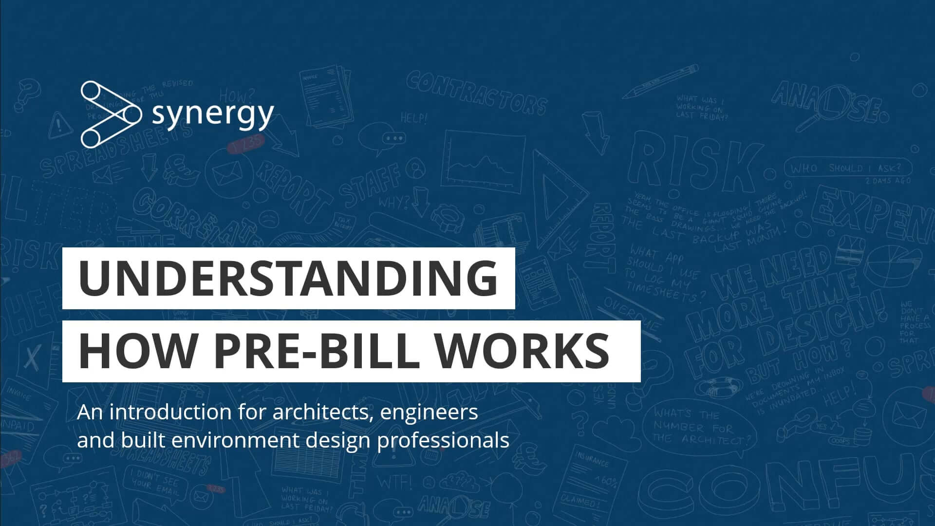 Synergy pre-bill invoicing